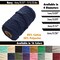 White Lion Macramé Cord – Cotton Rich Macrame Rope, 4 mm, 75 Feet, Yarn for Wall Decor, Crochet, Gift Wrapping, Wall Hanging, Plant Hangers, Handmade Crafts, Knitting